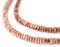 The Bead Chest Faceted Copper Square Beads 4mm, 16 Inch Strand